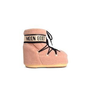 Moonboot Pink Faux Fur Boot Women